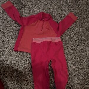 REI Pink Kids' Fleece Set
